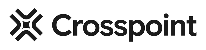 Crosspoint logo — Negro